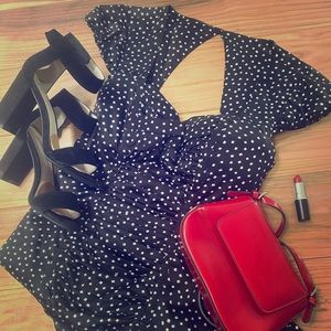 Guess Polka Dot Retro Cocktail Dress